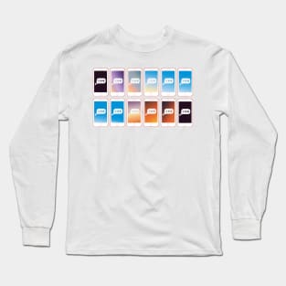 Texting pattern Long Sleeve T-Shirt